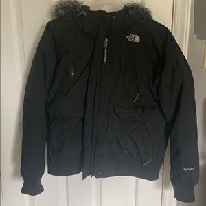 The North Face Black Fur Lined Hooded Jacket